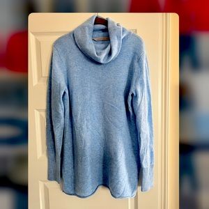 Athleta cashmere cowl neck sweater. Like new.